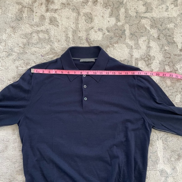Corneliani virgin wool polo sweater size M - Picture 5 of 13